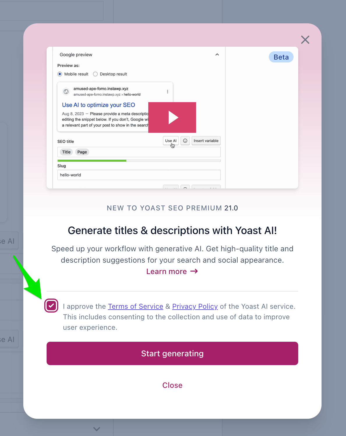 datenschutzerklärung wordpress
