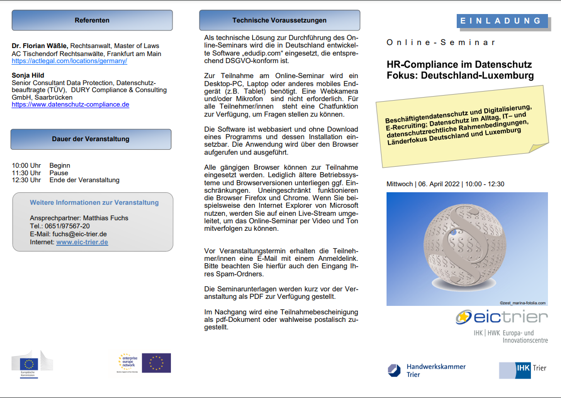 datenschutz compliance