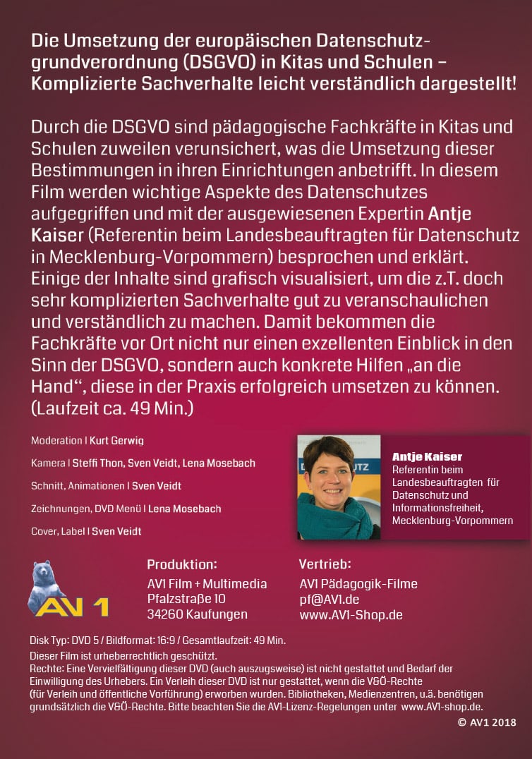 datenschutz kindergarten