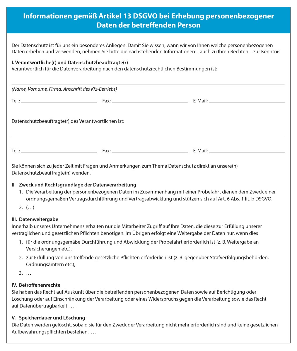 dsgvo datenschutzerklärung
