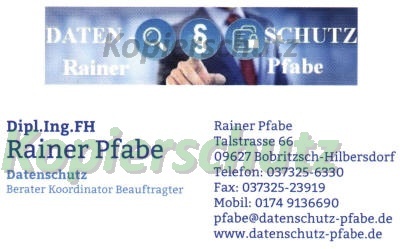 fax datenschutz
